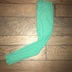 LuLaroe leggings green women's one size